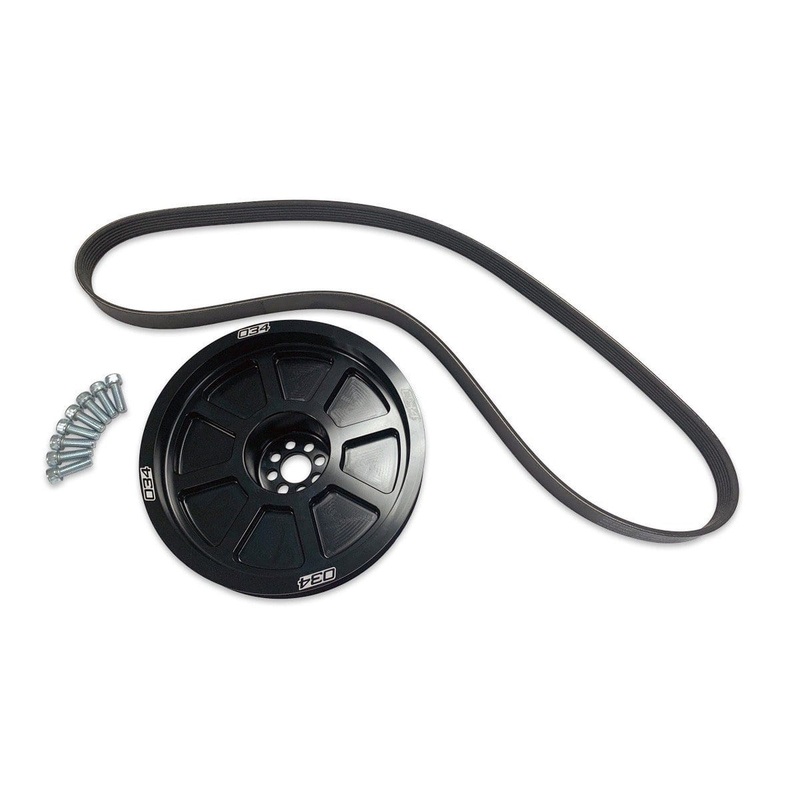 034Motorsport Crank Pulley Upgrade 3.0 TFSI SuperCharger 190mm / B8 / 8.5 S4 / S5 / Q5 / SQ5 & C7 A6 / A7