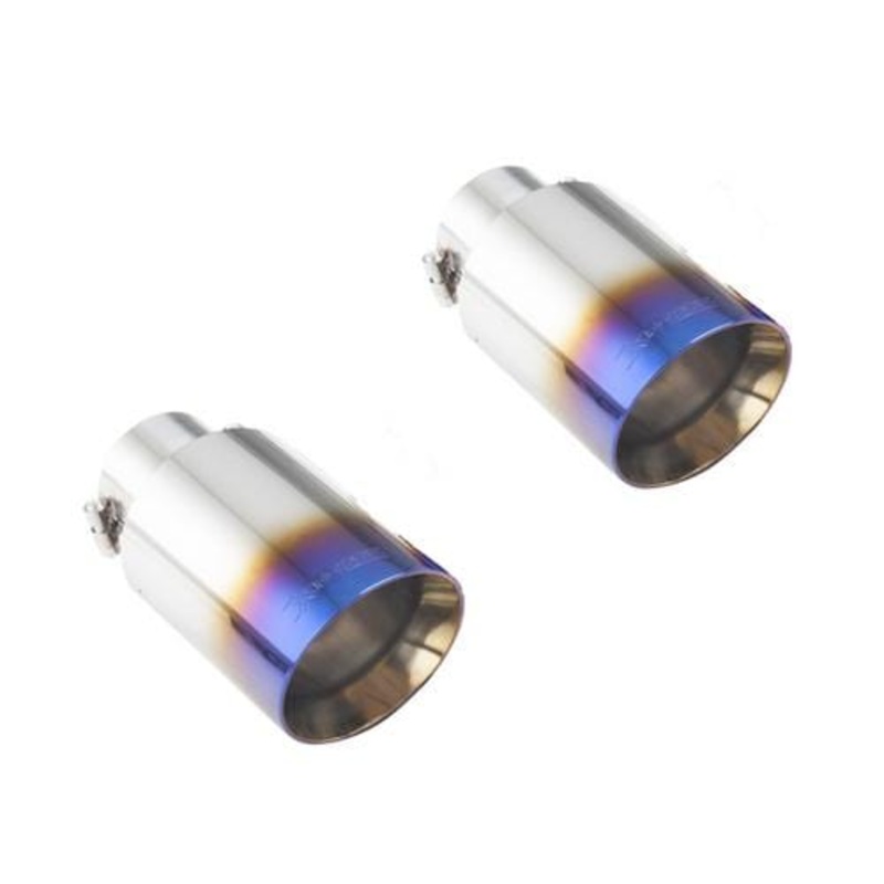 XForce 4″ Angle Cut Blue Exhaust Tips | Mk6/Mk7 GTI