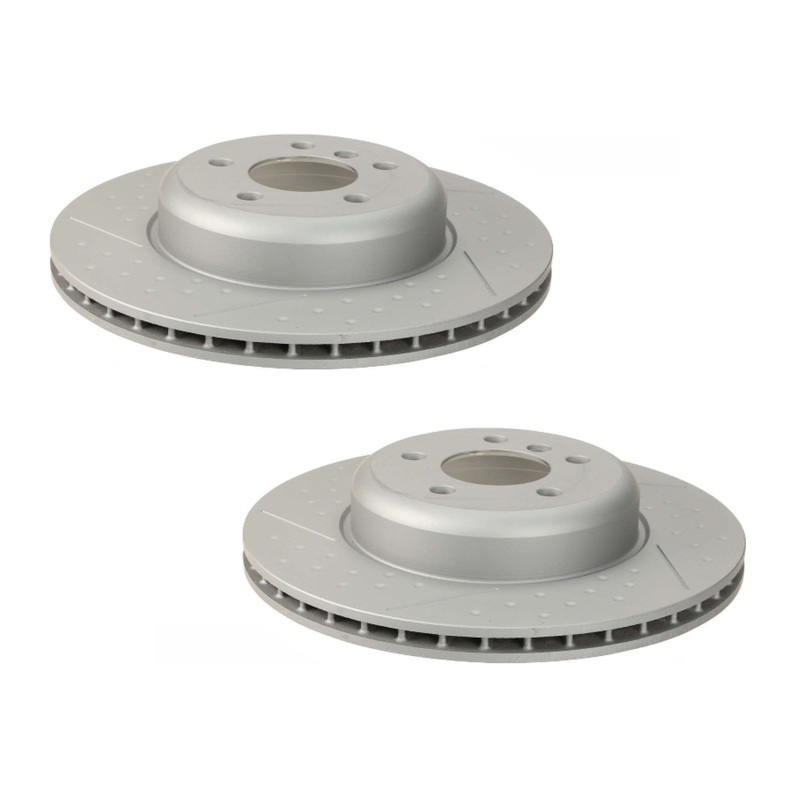 Rear Brake Rotor Dimpled & Slotted (345x24mm) – BMW F3x