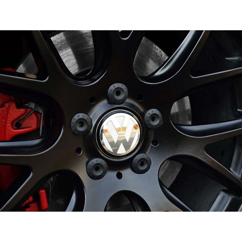 VW Center Cap Badge Insert Set – Oryx White Pearl