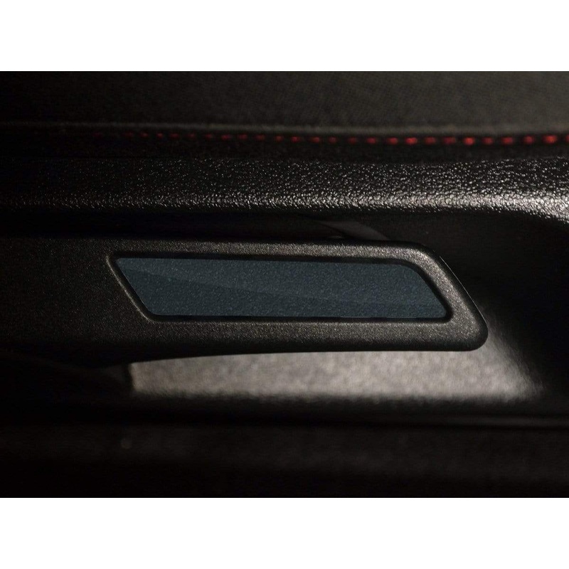 VW Seat Lever Insert Set – Carbon Steel Gray Metallic