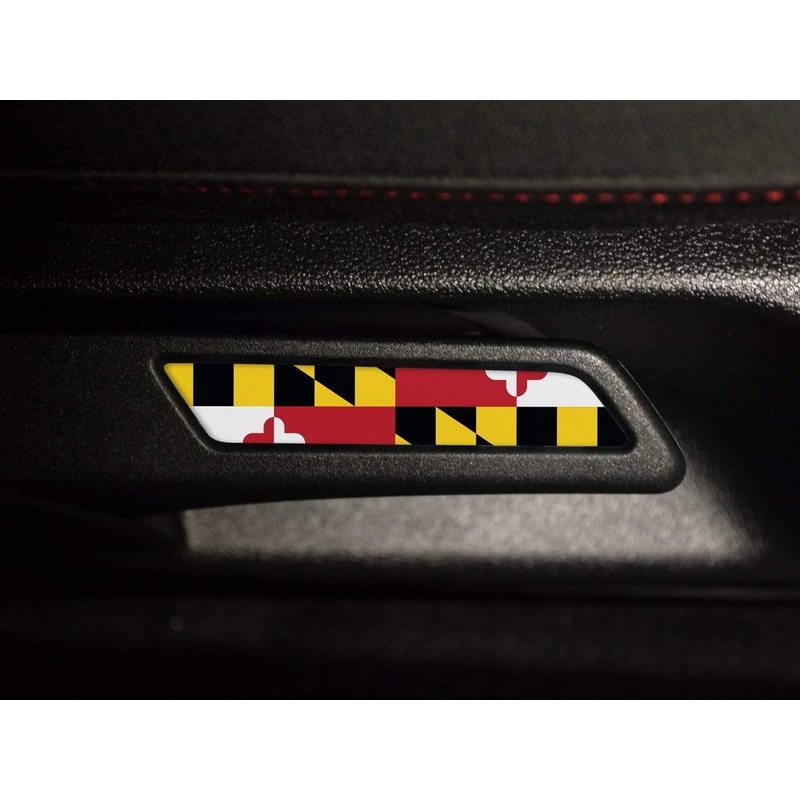 VW Seat Lever Insert Set – Maryland Flag