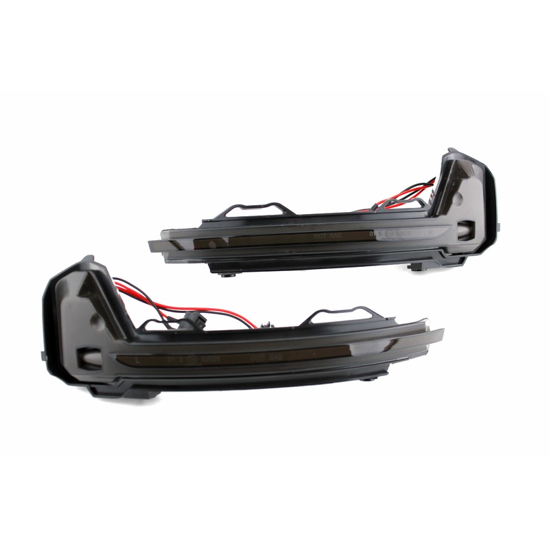 LED Dynamic/Sequential Mirror Turn Signals (Smoked) – VW / MQB / Tiguan