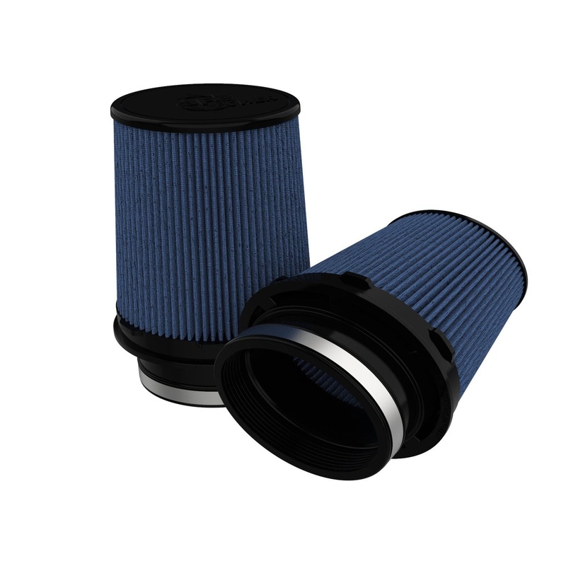 aFe Black Series Replacement Filter w/ Pro 5R Media 4-1/2x3IN F x 6x5IN B x 5×3-3/4 Tx7IN H – (Pair)