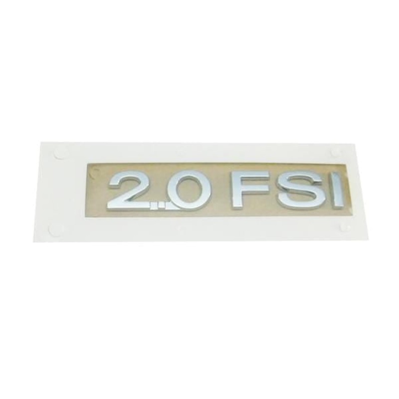 2.0 FSI Emblem All Chrome Stick On – VW/Audi / Mk5 GTi & GLi / A3 / A4 / EOS / B6 Passat