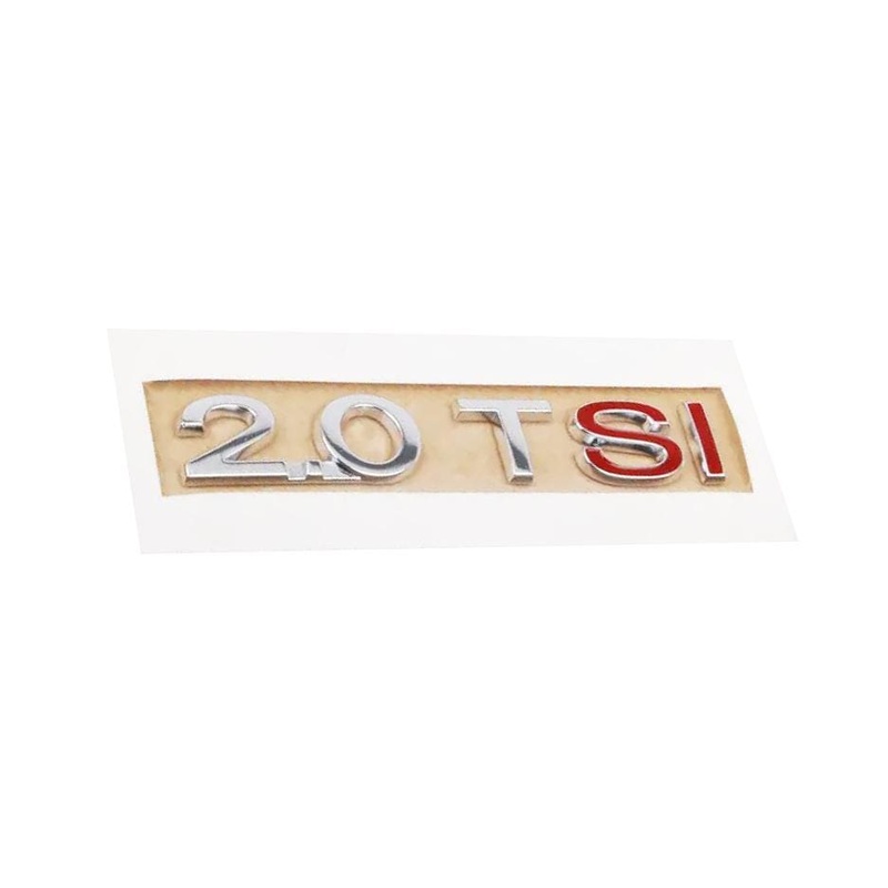 2.0T TSi Badge (Red “SI”) – VW/Audi