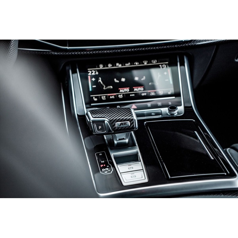 ABT Carbon Fiber and Leather Shift Knob Cover | Audi