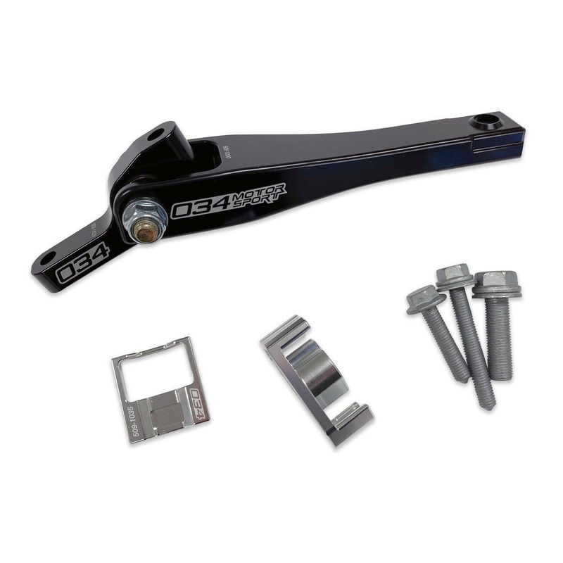 034Motorsport Billet Spherical Dogbone Mount Performance Pack (w / o Dogbone Pucks) – VW / Audi MQB / MQB EVO w / Manual or 6-Speed DSG