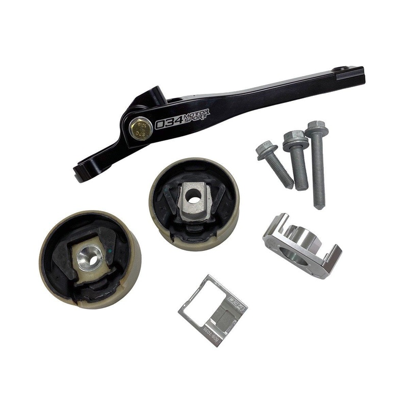 034Motorsport Billet Spherical Dogbone Mount Performance Pack with Dogbone Pucks – Audi / 8V.5 / 8Y RS3 / 8S TTRS