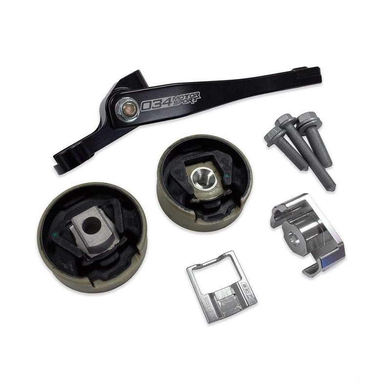 034Motorsport Billet Spherical Dogbone Mount Performance Pucks 7-Speed DSG / Volkswagen Mk7.5 Golf / Golf R / GTI / Jetta