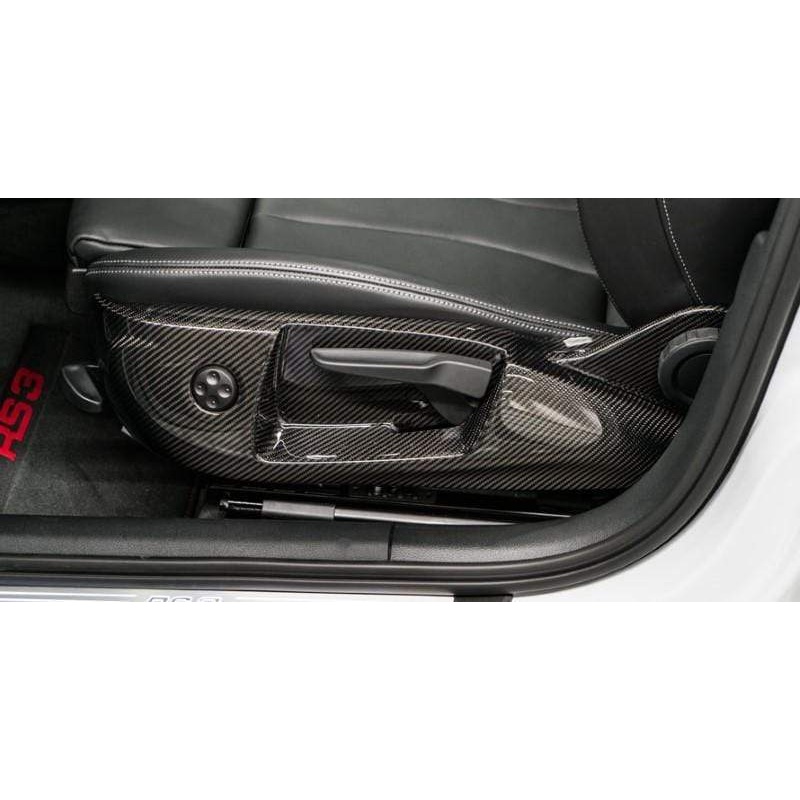 ABT OEM Carbon Fiber 2pc Front Seat Frame Covers | Audi RS3 18-20