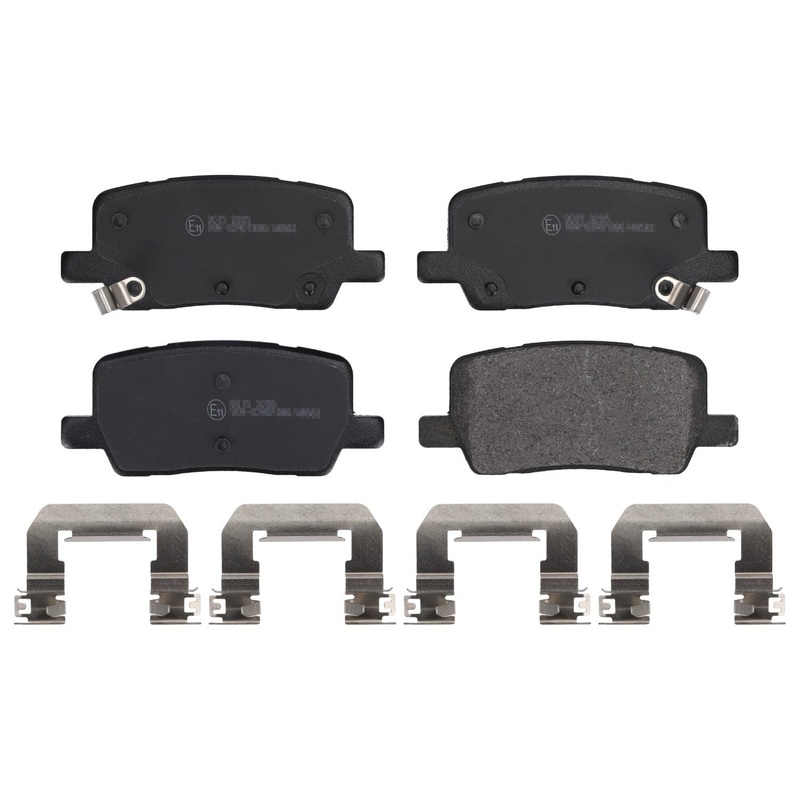 Brake Pad Set with Fastening Material – Tesla