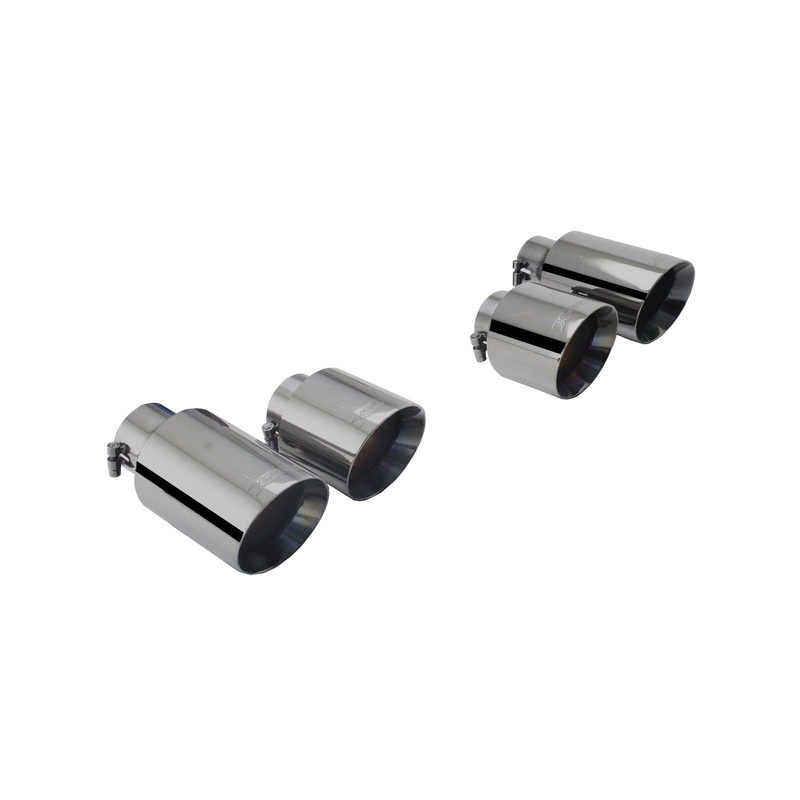 XForce exhaust tips black Mk7 Golf R