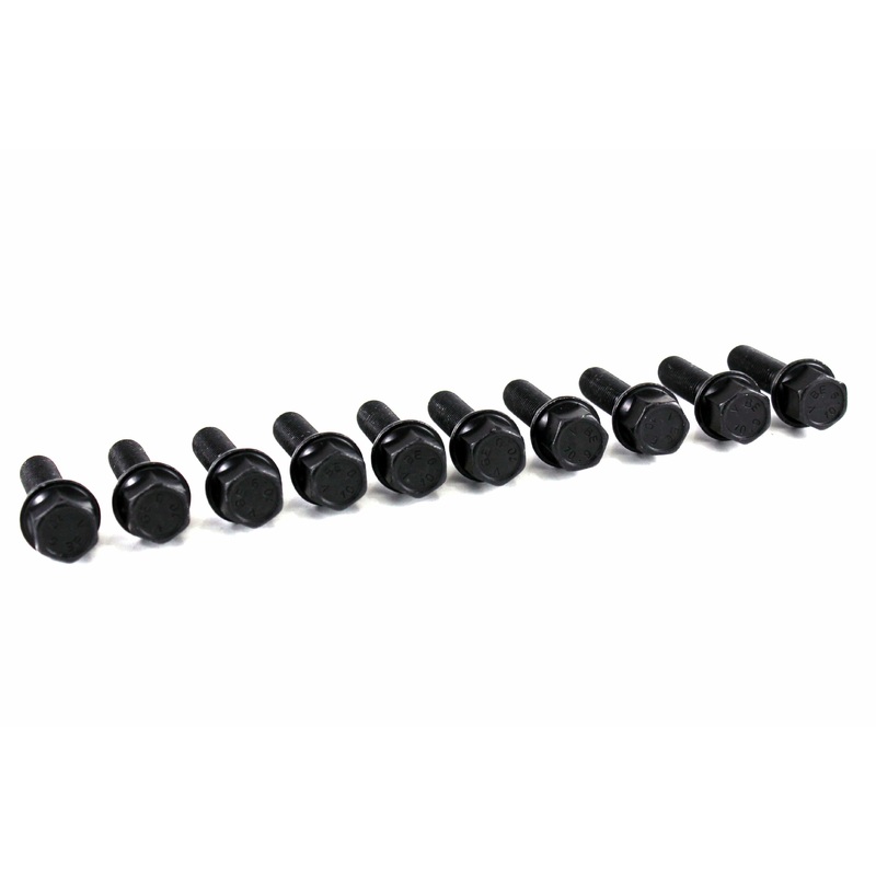 Bolt Kit in Black – Cone Seat 12×1.5 – 39mm (Set of 10)