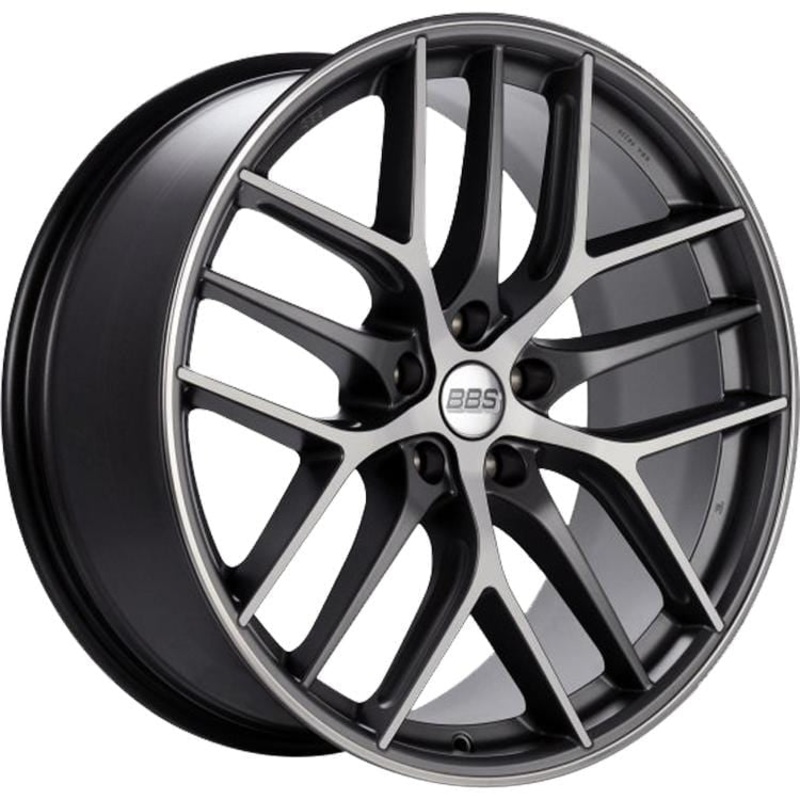 BBS CC-R Wheels Graphite w/ Diamond Cut Face | 20×8 5×112 +27