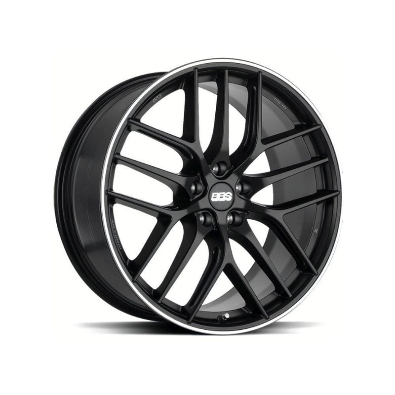BBS CC-R Black Center w/ Polish Rim 19″ 5×120