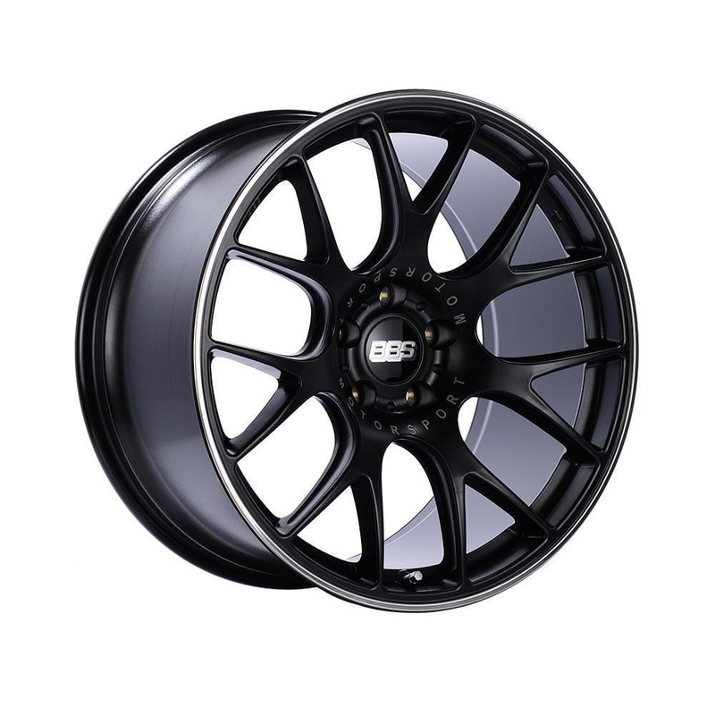 BBS CH-R Wheel w/ Black Center and Polished Rim 5×112 18″