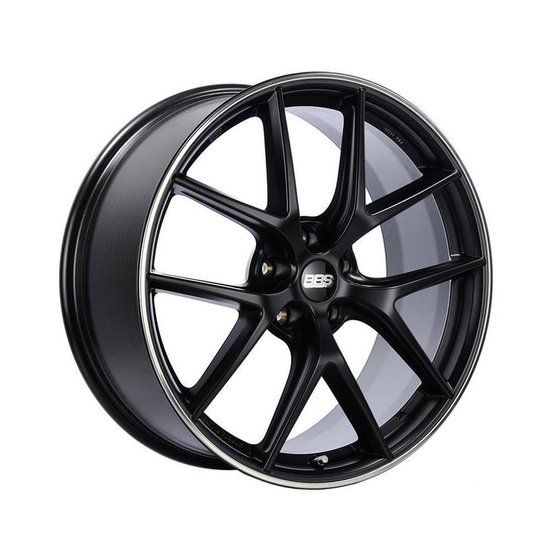 BBS CI-R Wheel Black Center w/Polished Rim 20″ 5×120