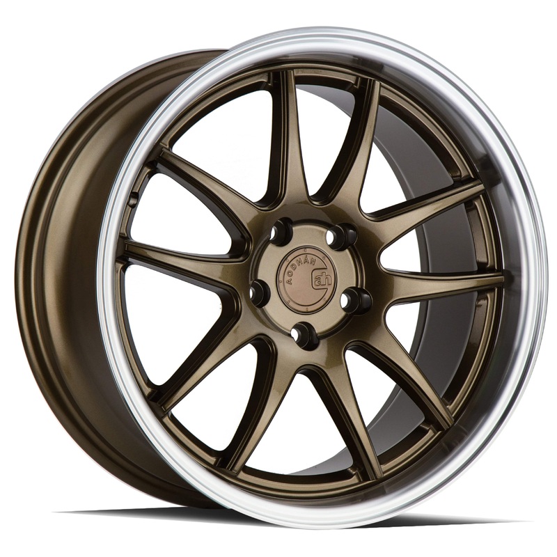 Aodhan DS02 18″ 5×100  Bronze w/Machined Lip