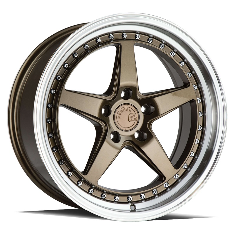 Aodhan DS05 18″ 5×100 Bronze w/Machined Lip