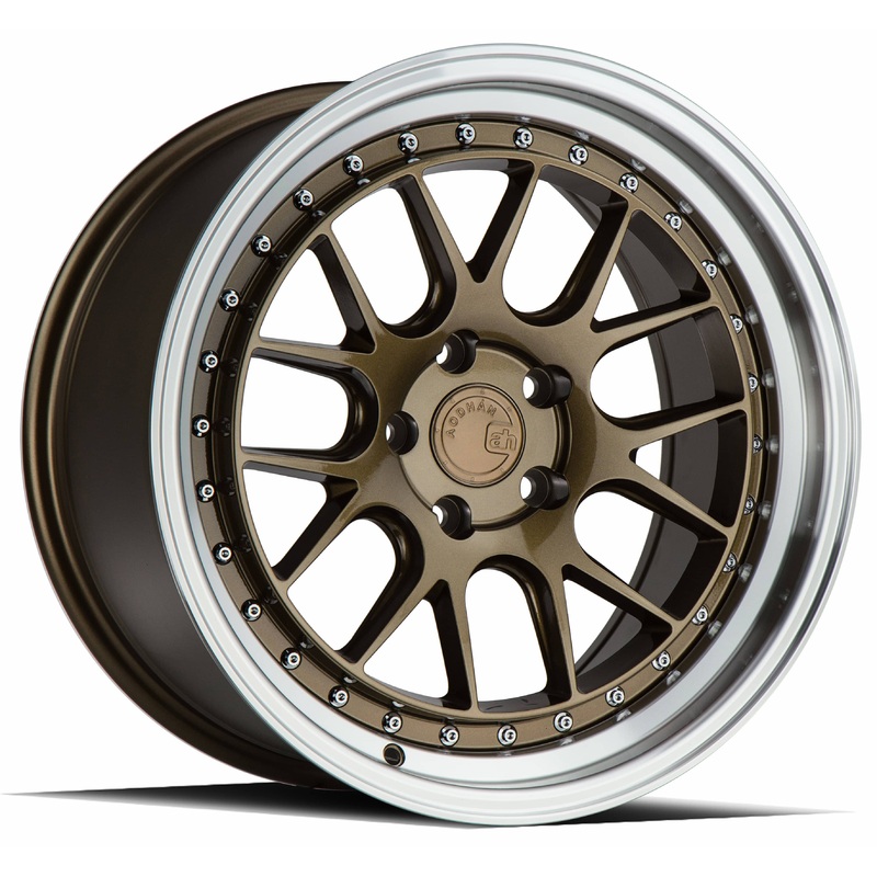 Aodhan DS06  18″ 5×100 Bronze w/Machined Lip