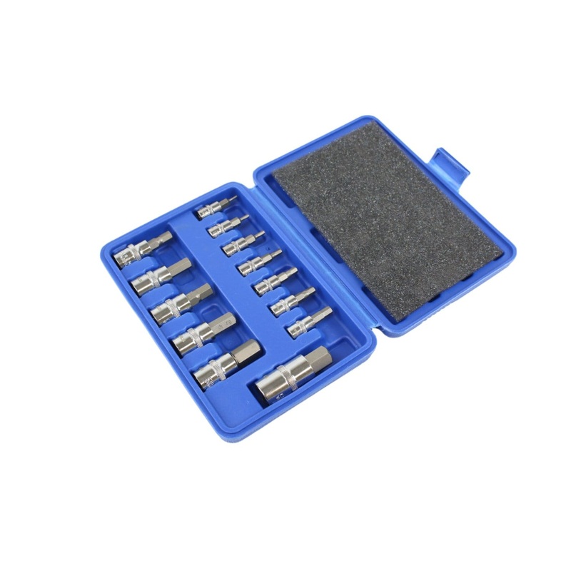 13pc Metric Allen Hex Ratchet Socket Set