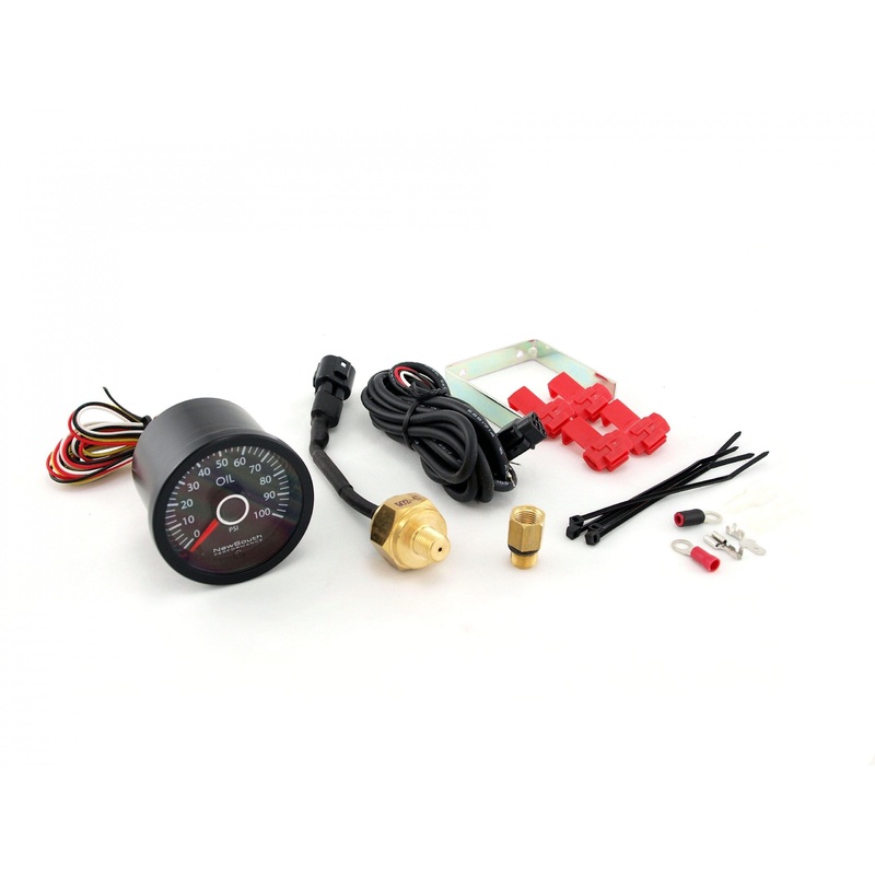 VW White 100 PSI Oil Pressure Gauge