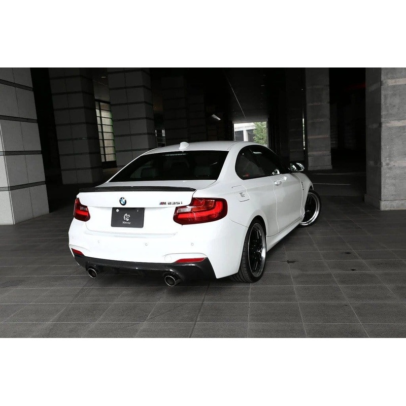 3D Design F22 2-Series Carbon Trunk Spoiler
