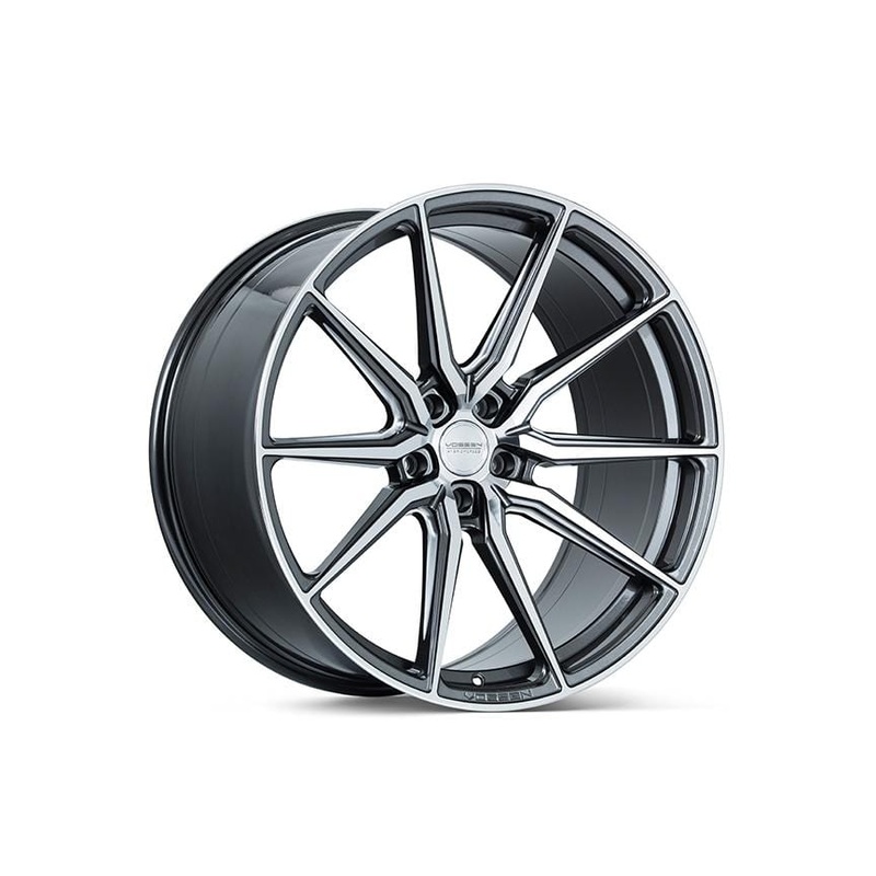 Vossen HF3 24″ 5×120 Gloss Graphite Polished