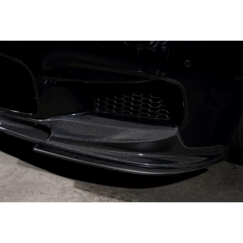 3D Design F06 / F12 / F13 M6 Matte Carbon Under Splitter Set