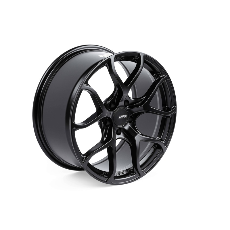 APR A01 18″ 5×112 Satin Black Flow Formed Wheel