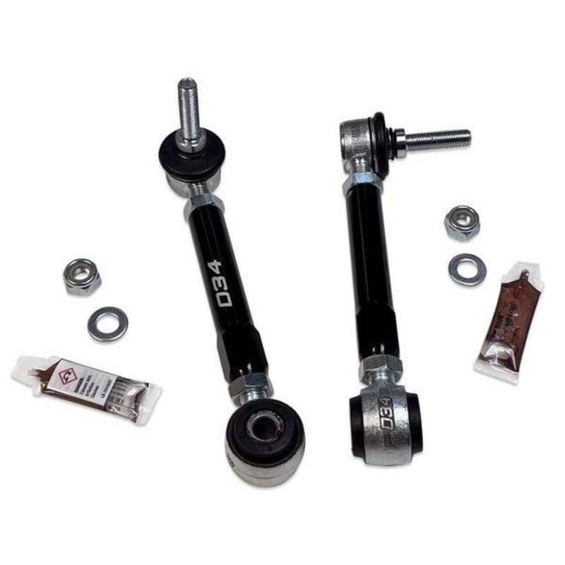 034Motorsport Dynamic+ Billet Adjustable Front Sway Bar End Links – Audi (many models – check fitment)