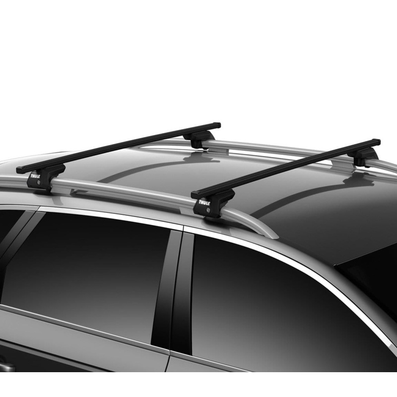 Thule SquareBar Evo 118 – Audi / BMW / MINI / Mercedes / Porsche (check fitment for your model)