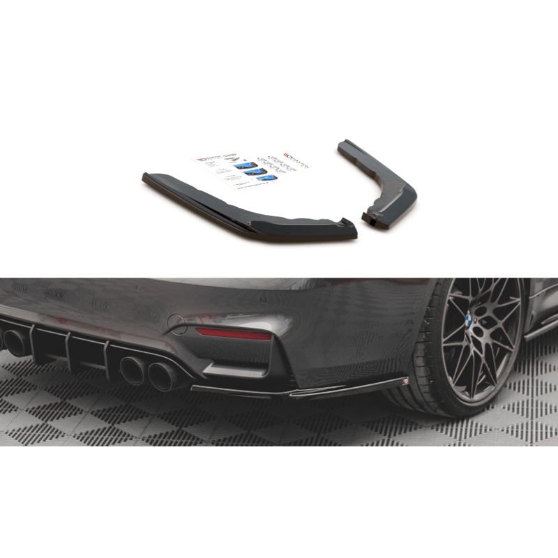 Maxton Design Rear Side Splitters V.1 BMW M4 F82