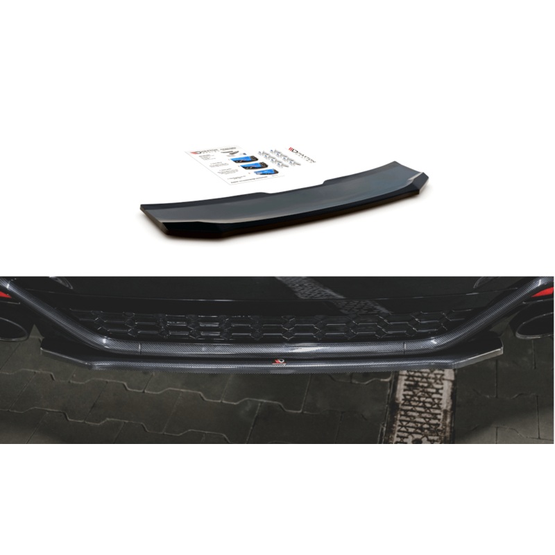 Maxton Design Central Rear Splitter Audi RS5 F5 Facelift
