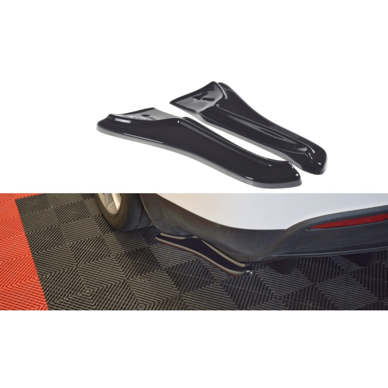 Maxton Design Rear Side Splitters V.1 Tesla Model X
