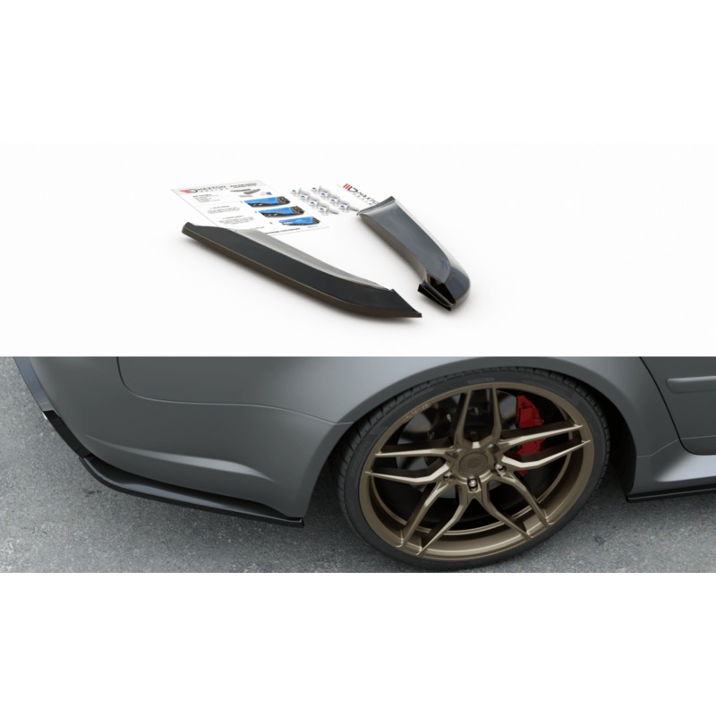 Maxton Design Rear Side Splitters V.2 Audi RS4 Sedan B7