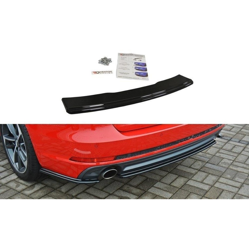 Maxton Design Central Rear Splitter Audi A4 B9 S-Line