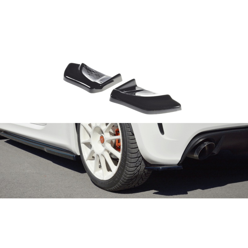 Maxton Design Rear Side Splitters Fiat 500 Abarth Mk1