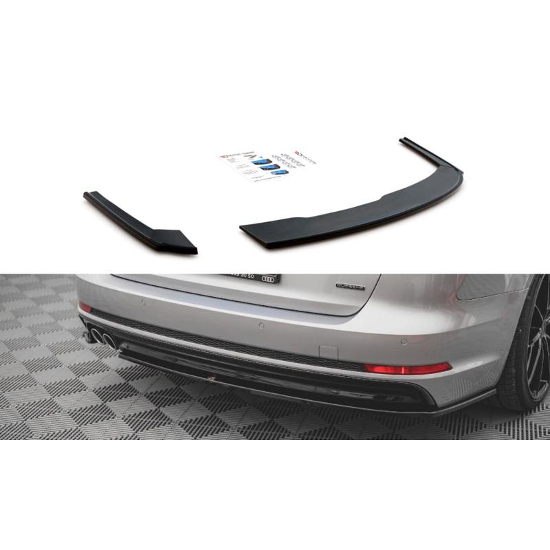 Maxton Design Rear Side Splitters V.2 Audi A4 S-Line B9