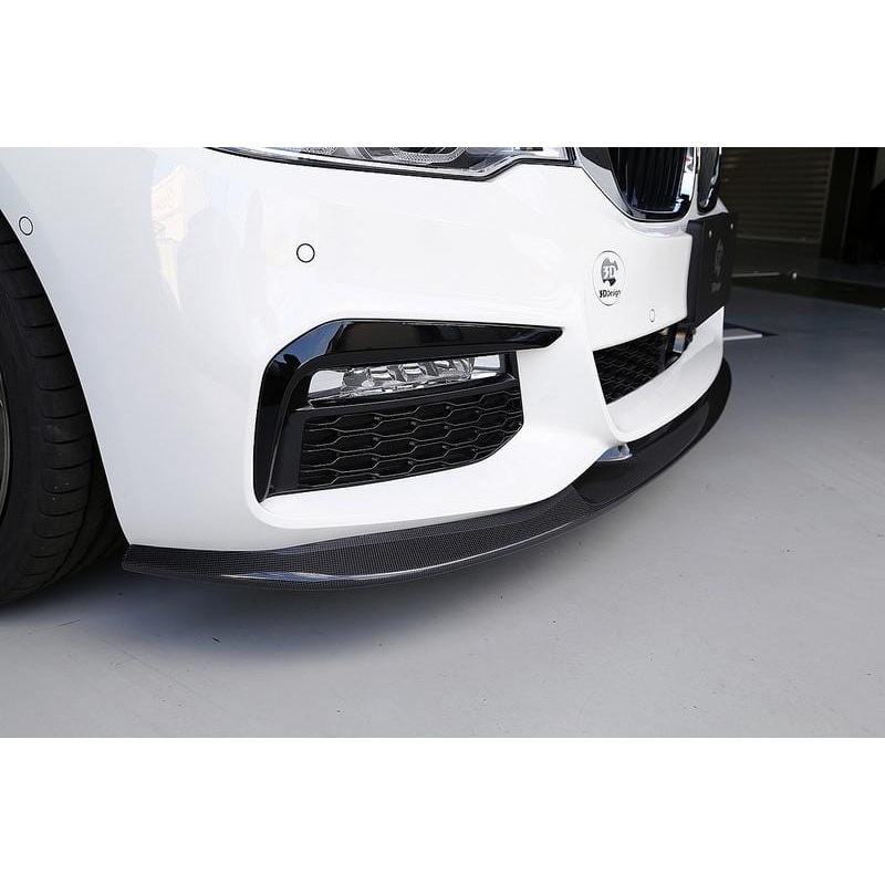 3D Design – 5 Series G30 M-Sport Front Lip Spoiler Msport Only Carbon