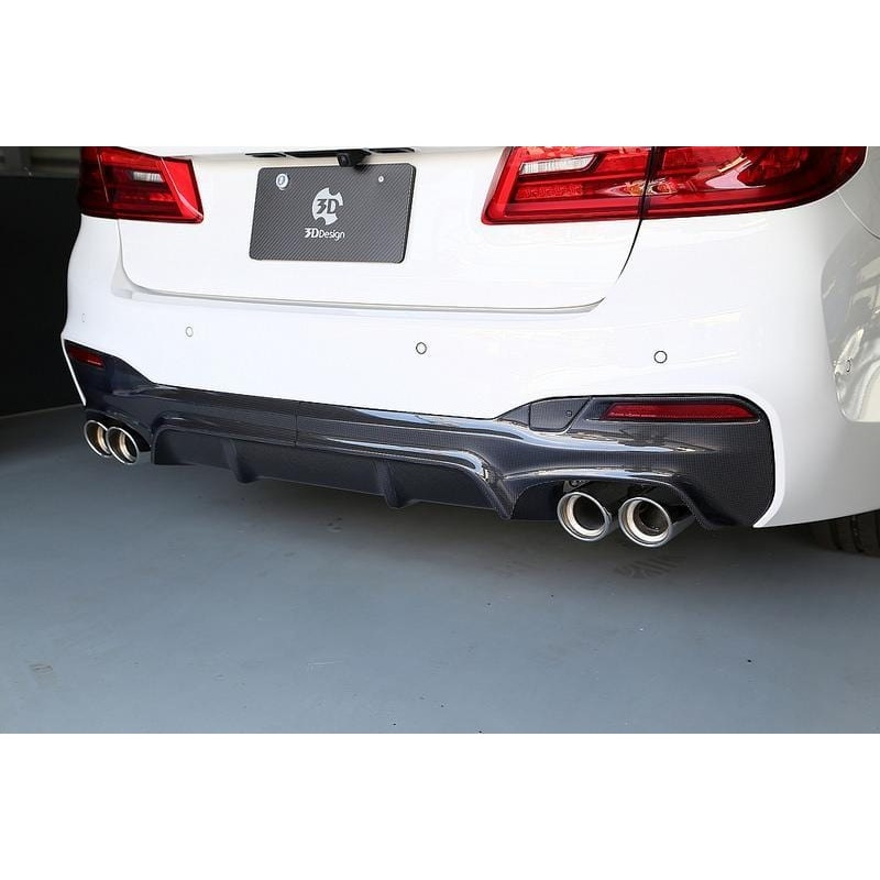 3D Design – 5 Series G30 M-Sport Rear Diffuser Type 2 M-Sport Only