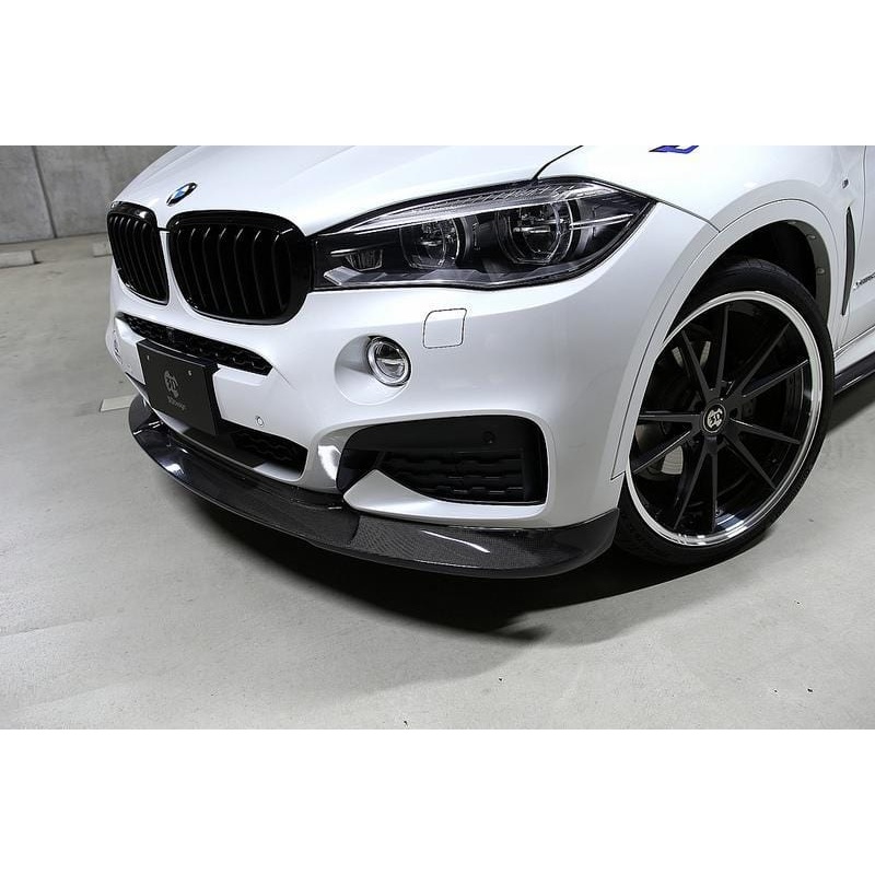 3D Design – X6 F16 M-Sport Front Lip Spoiler Carbon