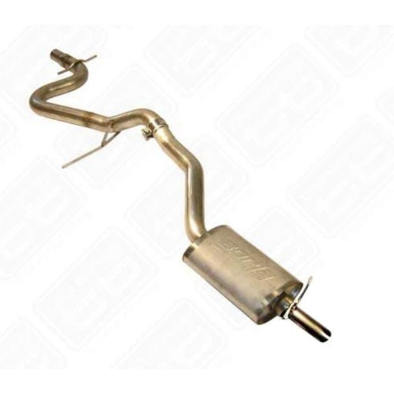 Techtonics 2.5″ Stainless Steel Exhaust System with Borla Muffler – VW 2.0T Mk5 Jetta