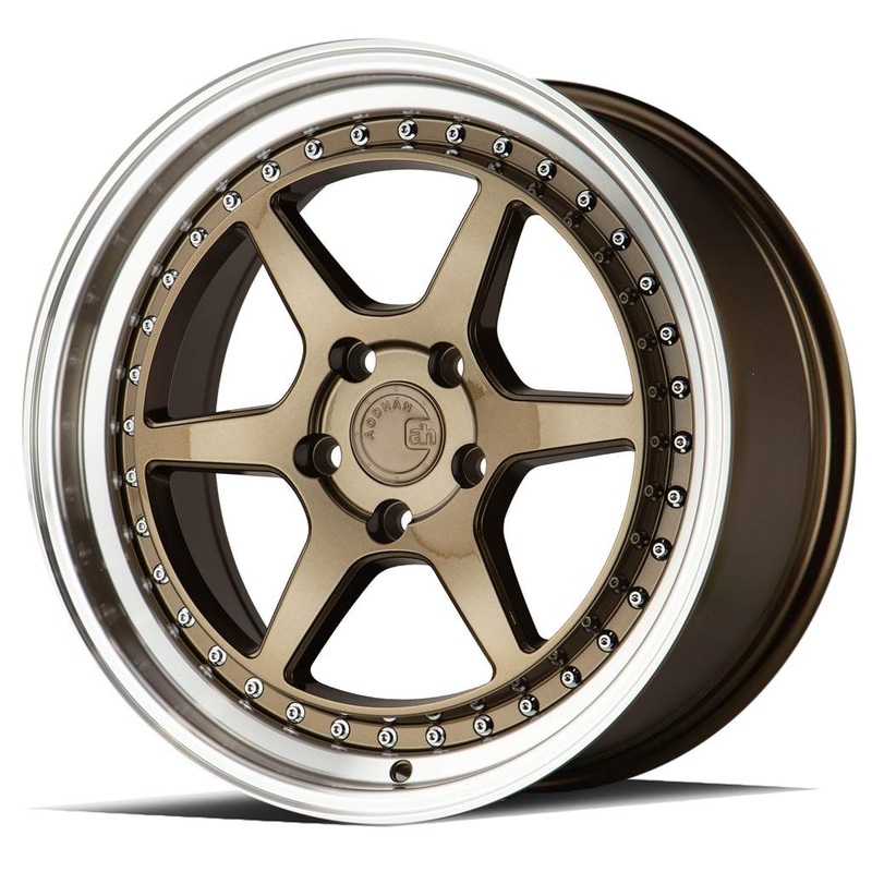Aodhan DS09 18″ 5×100 Bronze w/Machined Lip
