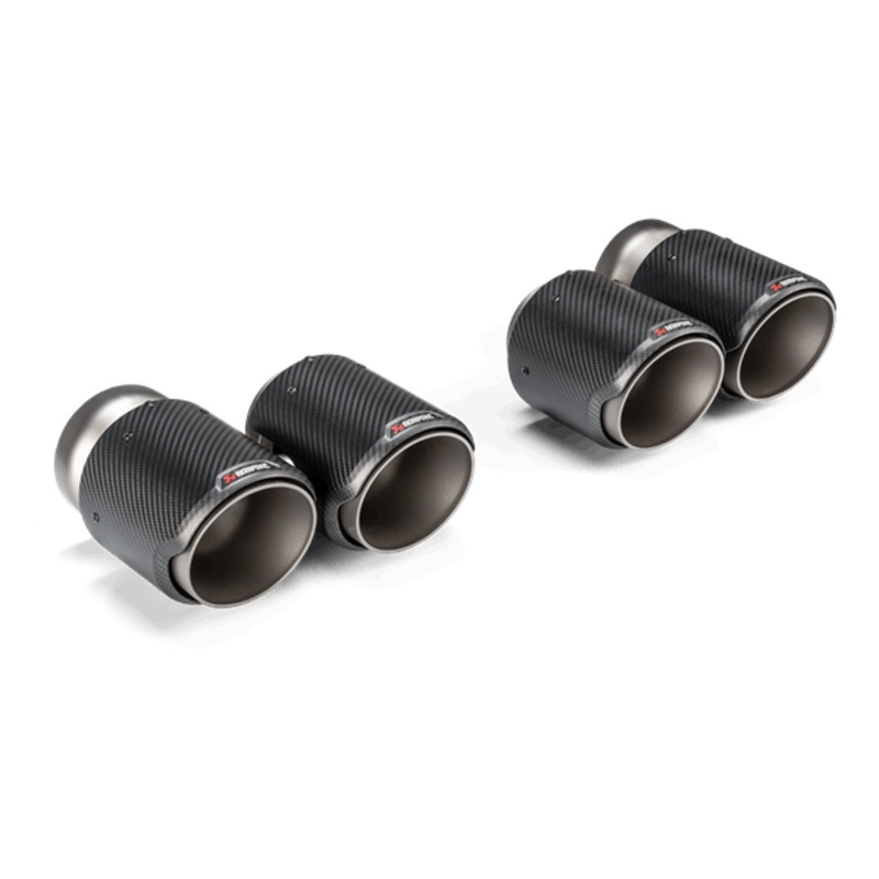 Akrapovic Classic Carbon Design Exhaust Tips –  – BMW / G8X / M2 / M3 / M4