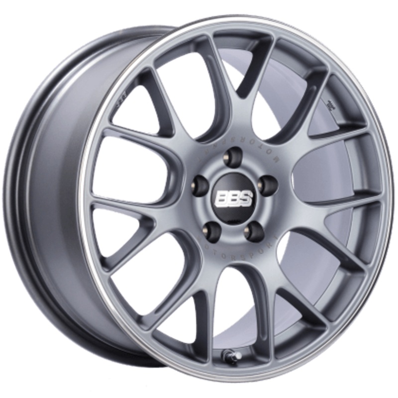 BBS CH-R Wheel 18×8.5 5×112 ET38mm Titanium | Polished Rim