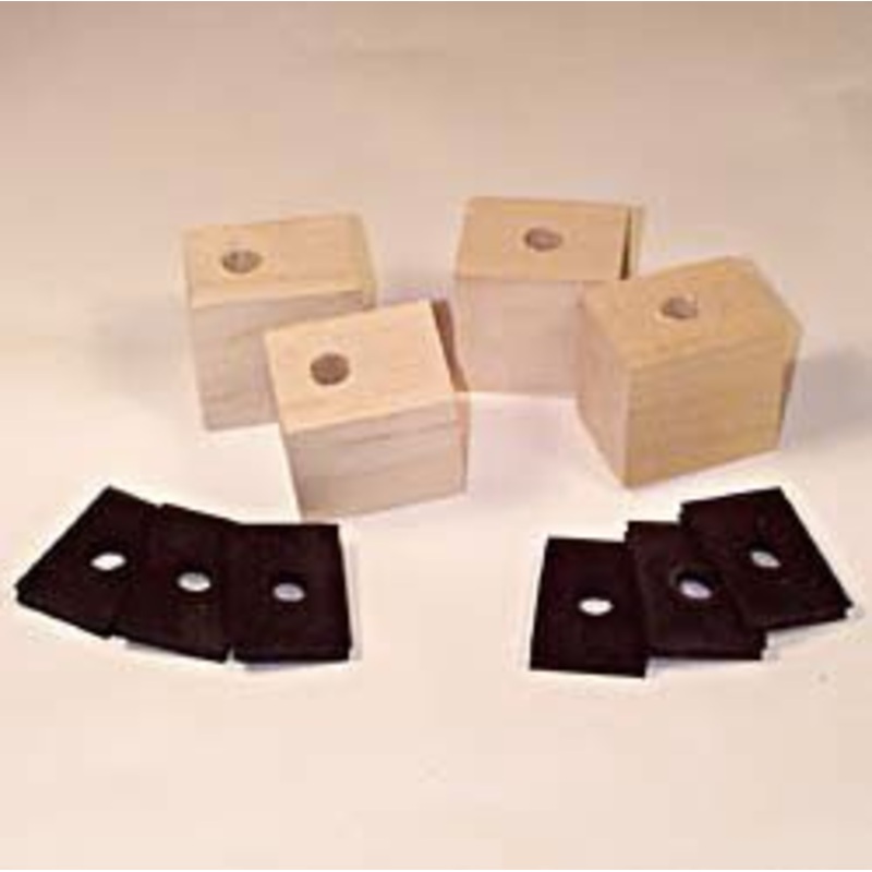 1947-1953 Bed Blocks & Pads (SWB)-GM Truck