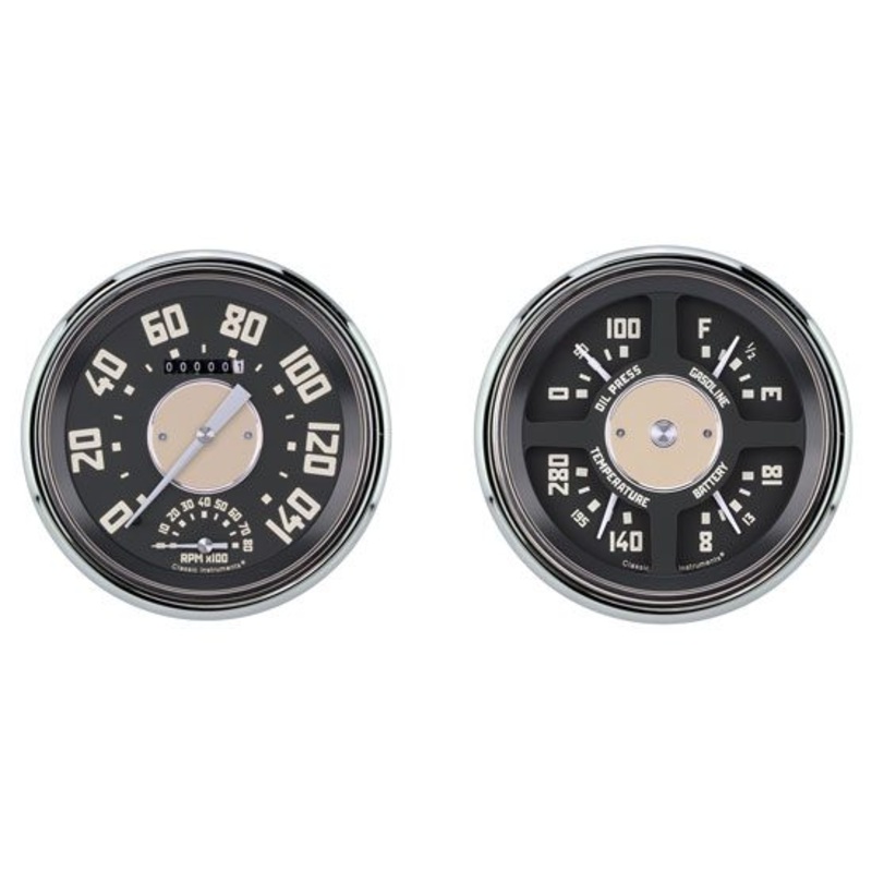 1947-1953 Chevrolet Pickup Truck Classic Instruments OE Gauge Package with Tachometer