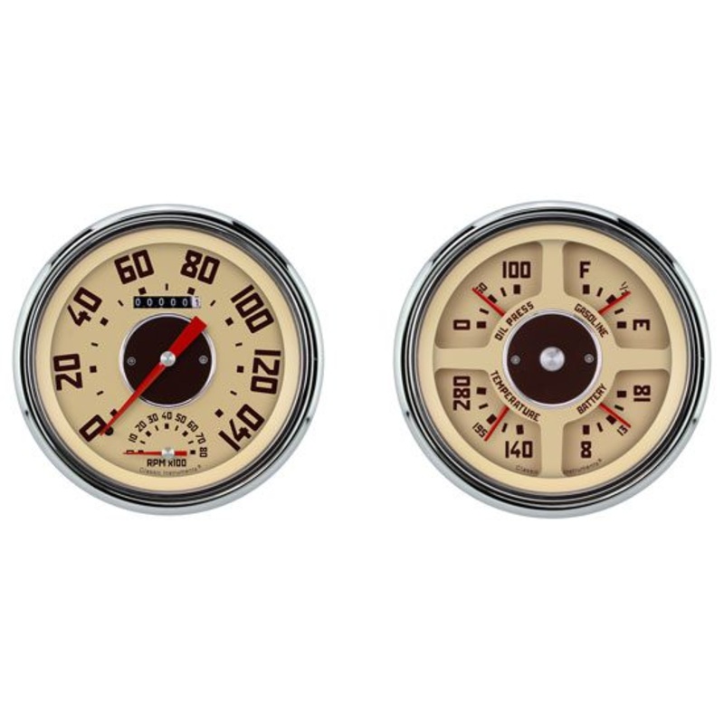 1947-1953 GMC Pickup Truck Classic Instruments OE Gauge Package with Tachometer